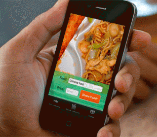 Приложение для iPhone накормит голодных объедками