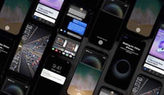 Таким может быть iPhone 8 с тёмным интерфейсом