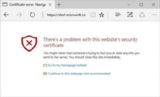 Microsoft начала блокировать сайты с сертификатами SHA-1 в Edge и IE
