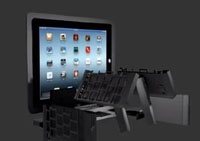 Футуристическая подставка для iPad