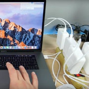 Что будет, если подключить к MacBook Pro 2016 года сразу четыре зарядных устройства