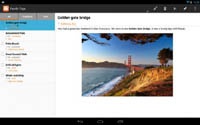 Google Blogger прибывает на Android-планшеты