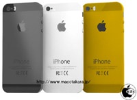 iPhone 5S будет золотым, а бюджетным будет iPhone 5C