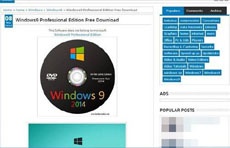 Поддельный Windows 9 уже в Сети