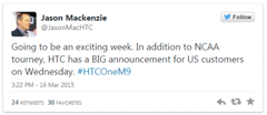 HTC запланировала "большой" анонс на эту среду