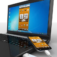 Кабель Evergreen позволит управлять смартфоном через компьютер