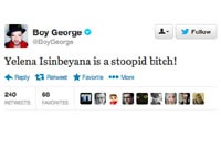 Гомофобы из России атаковали твиттер Боя Джорджа