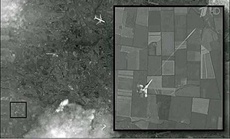 Снимок Первого канала с "обстрелом Boeing" взят с интернет-форума