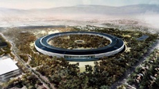 Apple Campus 2 снят с высоты птичьего полета в 4К