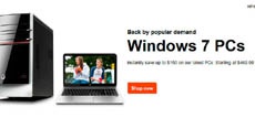 HP вернула в продажу компьютеры с Windows 7