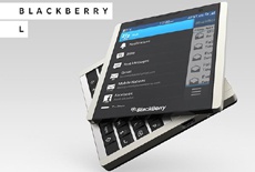 BlackBerry L: концепт квадратного смартфона с поворотной клавиатурой
