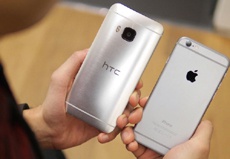HTC One M9 vs iPhone 6 – визуальное сравнение флагманов