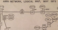 Как выглядела "карта интернета" в 1973 году