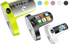 Концепт Apple iWatch на тонком браслете