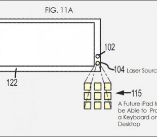 Новые iPhone и iPad будут проецировать клавиатуру на любые предметы