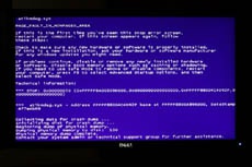 Синий экран смерти появился в iOS 7