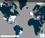 Составлена интерактивная карта твитов об iPhone 6, Watch и Apple Pay
