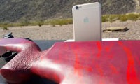 iPhone 6 расстреляли из крупнокалиберной винтовки