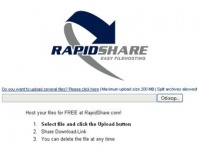 Немцы наехали на  RapidShare