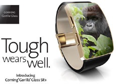 Corning представила защитное стекло Gorilla Glass SR+ для носимых устройств