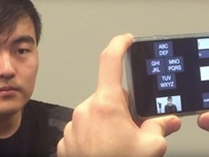 Создана система набора текста на смартфоне взглядом