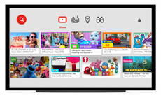 Сервис YouTube Kids заработал на смарт-телевизорах