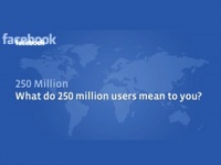 Новость дня -  Аудитория Facebook превысила 250 миллионов человек