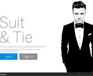 Запуск MySpace приурочили к выходу сингла Джастина Тимберлейка