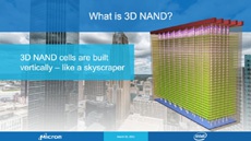 Micron начинает расширять производство флеш-памяти 3D NAND