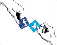 Как Facebook и Twitter показывают пользователям разные реальности