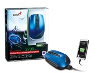 Мышь Genius Energy Mouse с аккумулятором для подзарядки мобильных устройств