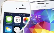 Samsung Galaxy S5 против iPhone 5s: дизайн, дисплей, приложения, функции