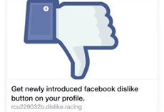 Хакеры уже эксплуатируют еще не активную кнопку «не нравится» в Facebook