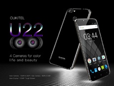 Раскрыты характеристики смартфона Oukitel U22 с четырьмя камерами