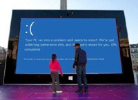 Огромный планшет Microsoft показал «экран смерти»