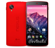 Опубликованы официальные снимки красного Google Nexus 5