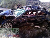 Полет BMW с обрыва глазами водителя стал хитом Youtube