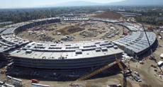 Опубликована свежая аэросъемка с места строительства нового кампуса Apple