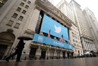 Цена акций Twitter практически утроилась с момента IPO