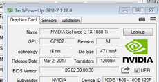 GeForce GTX 1080 Ti Founders Edition разогнана до частоты свыше 3 ГГц