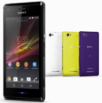 Sony анонсировала смартфон Xperia М