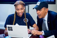 Барак Обама написал код компьютерной программы