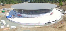 Apple Park: Театр имени Стива Джобса с высоты птичьего полета