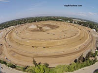 Новые аэрофотоснимки демонстрируют масштабы «летающей тарелки» Apple