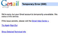 Почта Gmail оказалась недоступна для части пользователей