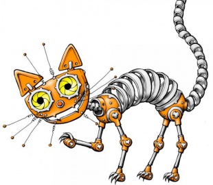 Робокот стал звездой Интернета