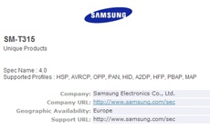 Bluetooth SIG одобрила Samsung Galaxy Tab 3 8.0 LTE, Galaxy S4 Active и Ace 3