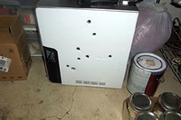 Американец "застрелил" зависший компьютер