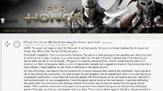 Игроки For Honor устроили бойкот компании Ubisoft