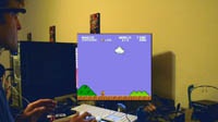 Модифицированые Google Glass позволяют играть в Super Mario глазами